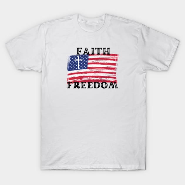 FAITH FREEDOM T-Shirt by Faith & Freedom Apparel 